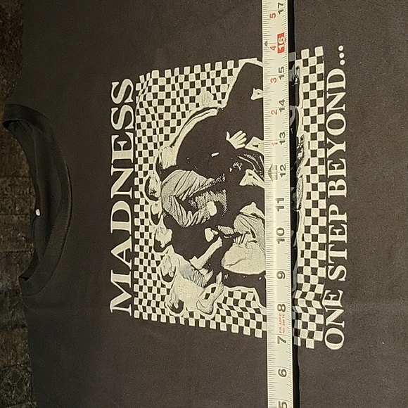Vintage rock T-shirt madness one step beyond .... without tag either a 2 or 3 X - Picture 1 of 3